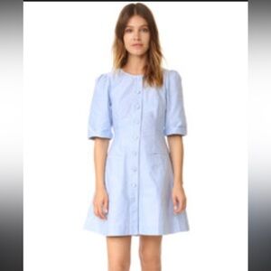 NWT Club Monaco Blue Oxford Shirtdress